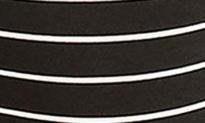 Shop Sea Level Stripe Mid Rise Bikini Bottoms In Black