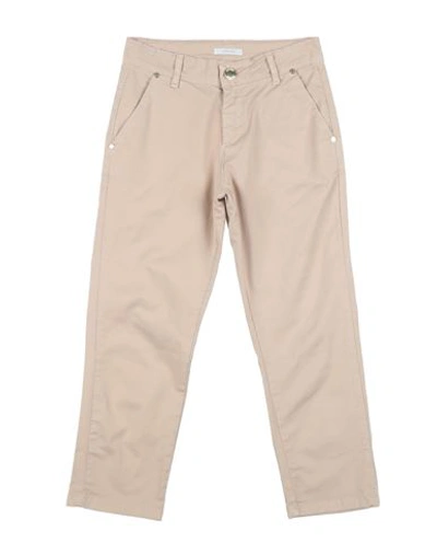 Shop L:ú L:ú By Miss Grant Toddler Girl Pants Beige Size 6 Cotton, Elastane