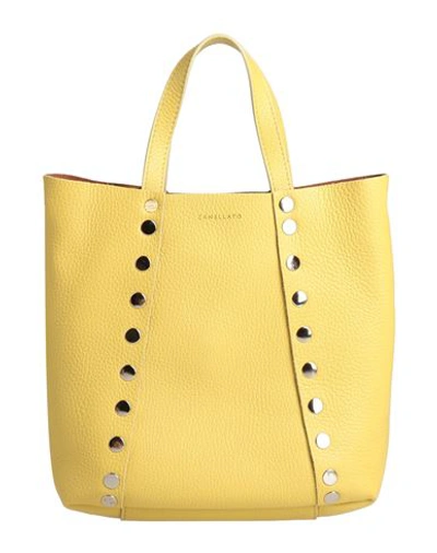 Shop Zanellato Woman Handbag Yellow Size - Soft Leather
