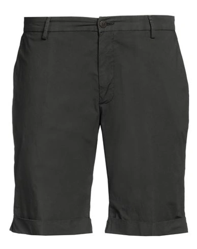 Shop Michael Coal Man Shorts & Bermuda Shorts Lead Size 42 Cotton, Elastane In Grey