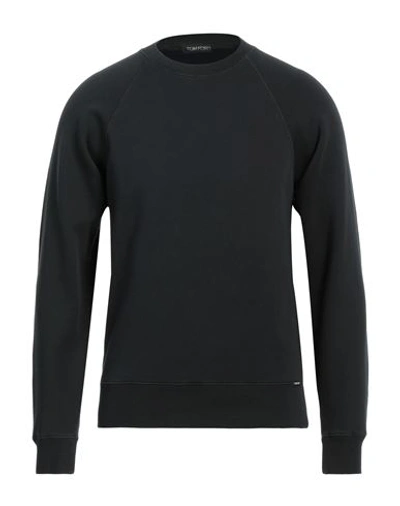 Shop Tom Ford Man Sweatshirt Black Size 40 Cotton
