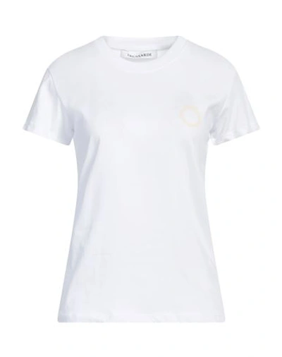 Shop Trussardi Woman T-shirt White Size Xxs Cotton