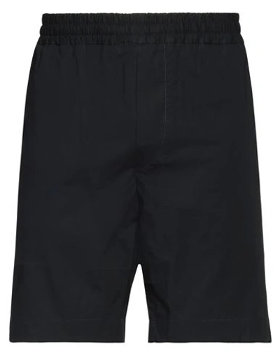 Shop Liu •jo Man Man Shorts & Bermuda Shorts Midnight Blue Size 38 Cotton, Elastane