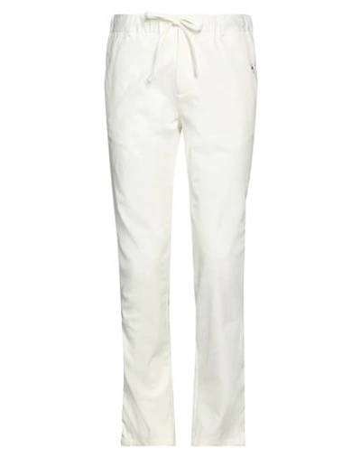 Shop Grey Daniele Alessandrini Man Pants Ivory Size 30 Cotton, Polyamide, Elastane In White