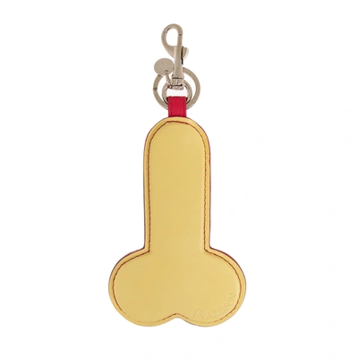 Shop Jw Anderson Penis Keyring In Yellow