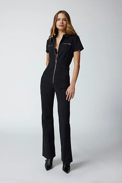 Shop Pistola Martina Flare Jumpsuit In Black, Women's At Urban Outfitters
