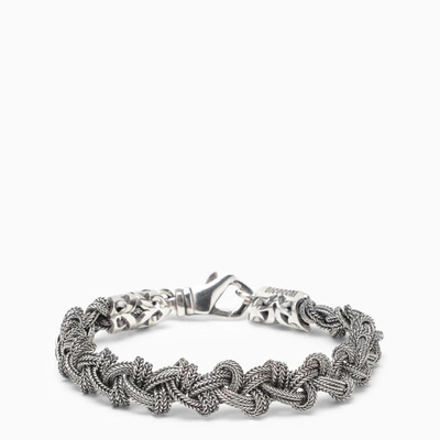 Shop Emanuele Bicocchi 925 Sterling Silver Knot Bracelet