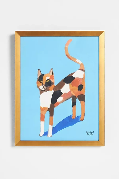Shop Anthropologie Chamomile, The Bad Cat Wall Art