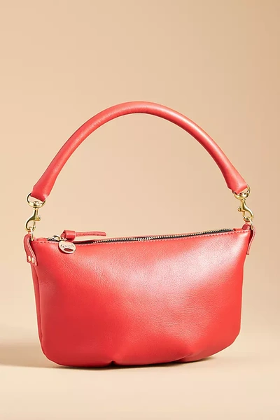 Shop Clare V Petit Moyen Bag In Red