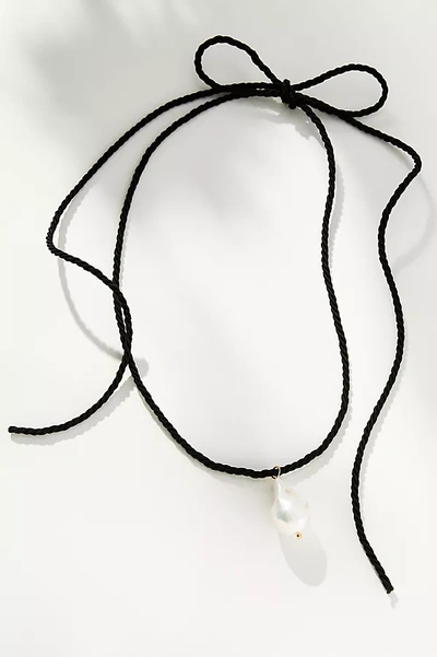 Shop Frasier Sterling Santa Monica Choker Necklace In Black