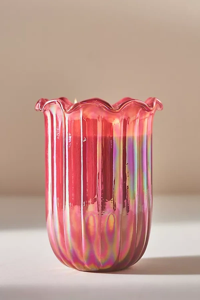 Shop Anthropologie Ruffle Fruity Woodland Berry & Rose Glass Candle
