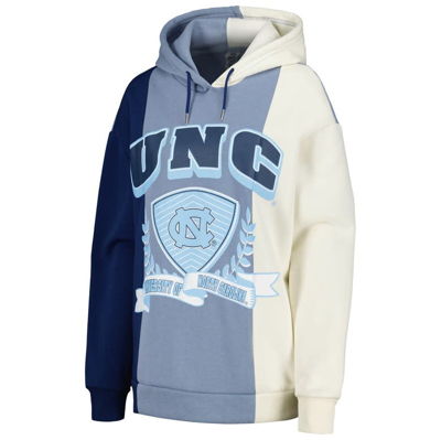 Shop Gameday Couture Navy North Carolina Tar Heels Hall Of Fame Colorblock Pullover Hoodie