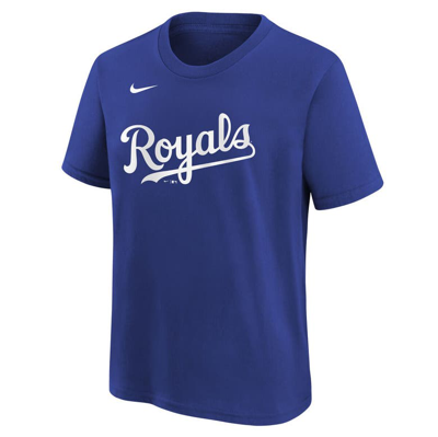 Shop Nike Youth  Bobby Witt Jr. Royal Kansas City Royals Player Name & Number T-shirt
