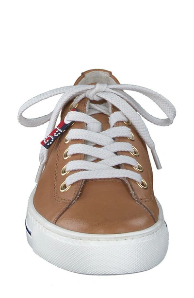 Shop Paul Green Carly Lux Sneaker In Cuoio Leather