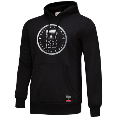 Shop Mitchell & Ness Dustin Brown Black Los Angeles Kings Forever A King Pullover Hoodie
