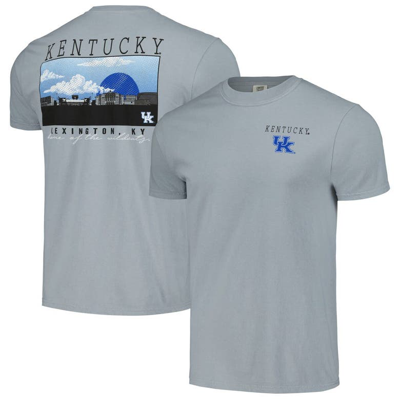 Shop Image One Gray Kentucky Wildcats Campus Scene Comfort Colors T-shirt