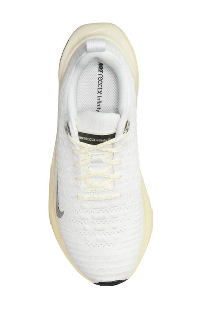 Shop Nike Infinityrn 4 Running Shoe In White/ Chrome/ Sail