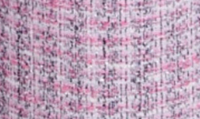 Shop Maje Patri Chain Link Belt Detail Tweed Pants In Pink