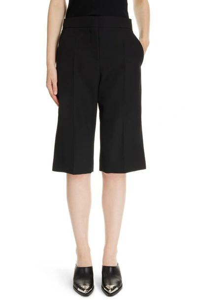 Shop Givenchy Tailored Wool Bermuda Shorts In Black