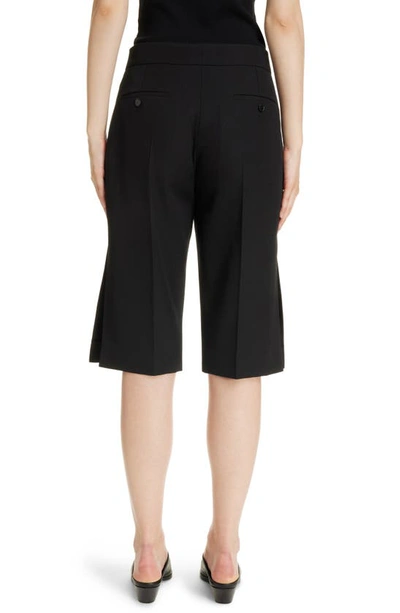 Shop Givenchy Tailored Wool Bermuda Shorts In Black