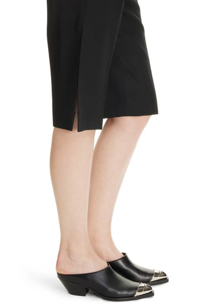 Shop Givenchy Tailored Wool Bermuda Shorts In Black