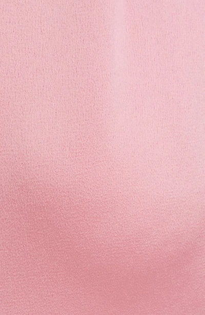 Shop Givenchy Cape Back Satin Dress In Flamingo