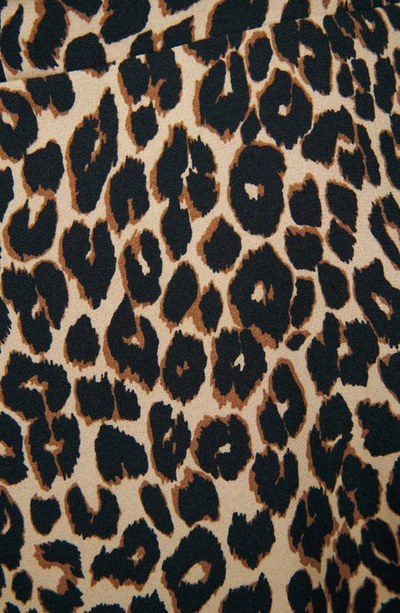 Shop Reformation Elva Leopard Print Sleeveless Minidress