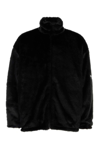 Shop Balenciaga Furs In Black