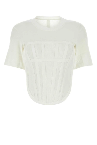 Shop Dion Lee T-shirt In White