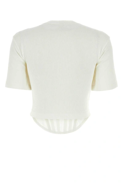 Shop Dion Lee T-shirt In White