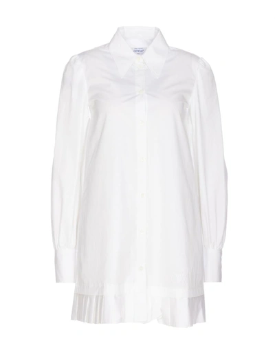 Shop Off-white Off Dresses In Bianco