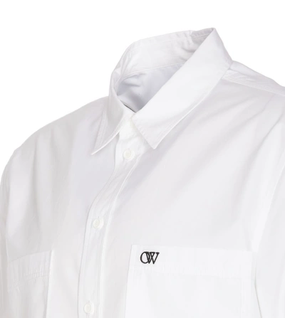 Shop Off-white Off Shirts In Bianco