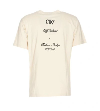 Shop Off-white Off T-shirts And Polos In Bianco