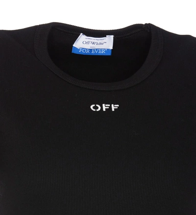 Shop Off-white Off White T-shirts And Polos In Black