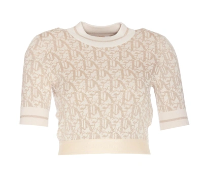 Shop Palm Angels Top In Beige