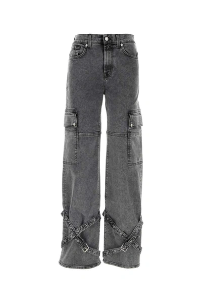 Shop 7 For All Mankind Seven For All Mankind Jeans In Grigio