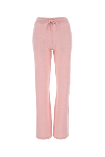 Shop Versace Pants In Pink