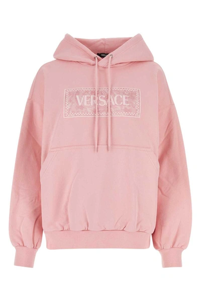 Shop Versace Sweatshirts In Pink