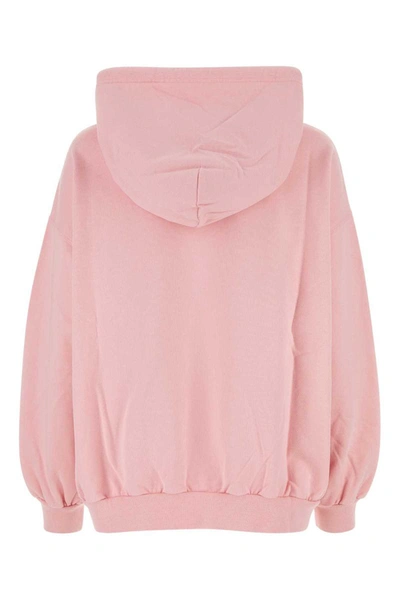 Versace Woman Sweatshirt Pink Size 8 Cotton In Pink