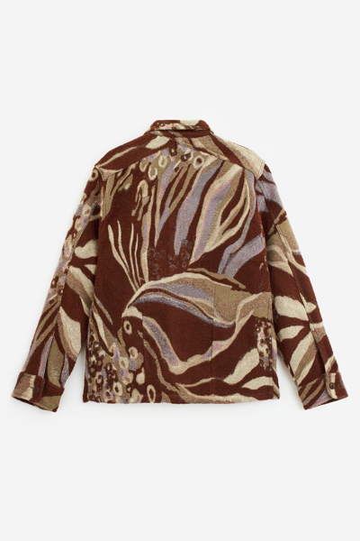 Shop Sunflower Animal Cpo Shirt Jacket In Multicolor