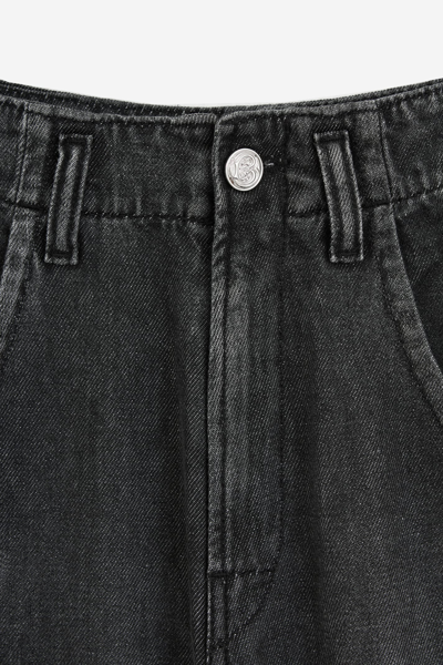 Shop Bluemarble Studded Baggy Denim Jeans In Black