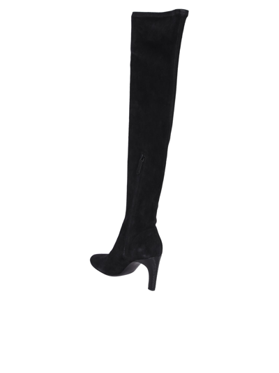 Shop Tory Burch Over The Knee Black Boots