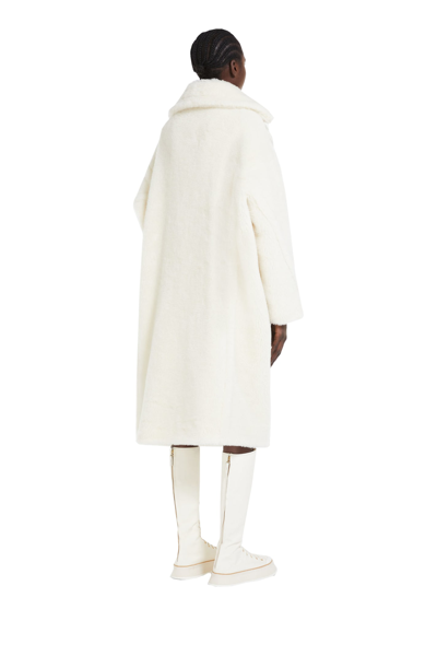 Shop Max Mara Teddy Coat Demetra In White