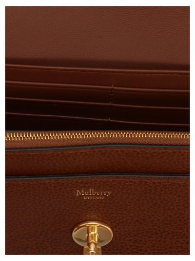 Shop Mulberry Darley Shoulder Bag In Brown
