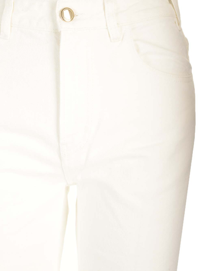 Shop Chloé Straight Leg Jeans In White