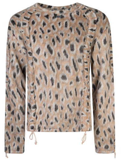 Shop Bluemarble Furry Leopard Sweater