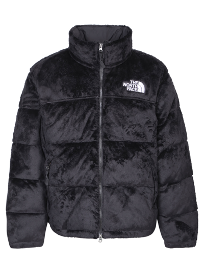 Shop The North Face Versa Velour Nuptse Black Jacket