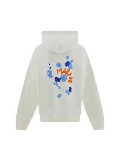 Shop Marni Hoodie In Natural White