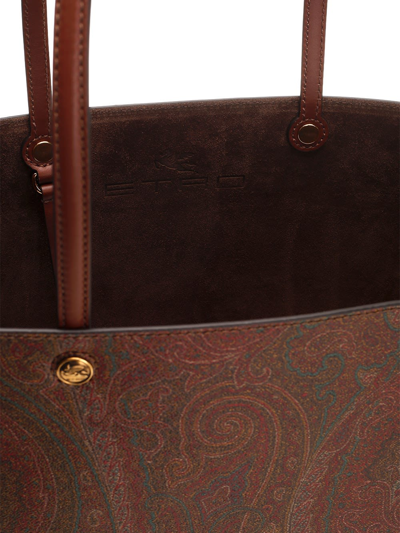 Shop Etro Essential Large Tote In Multicolor