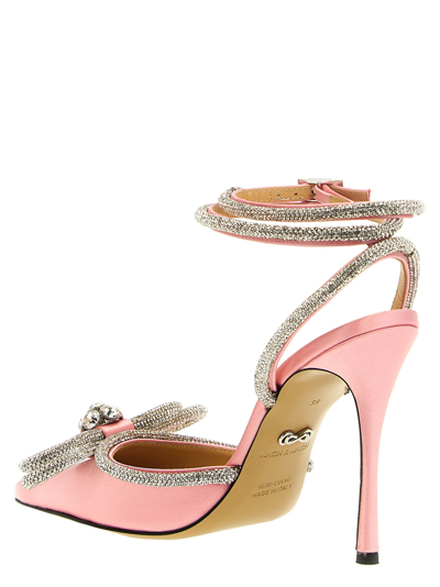 Shop Mach &amp; Mach Double Bow Pumps In Pink
